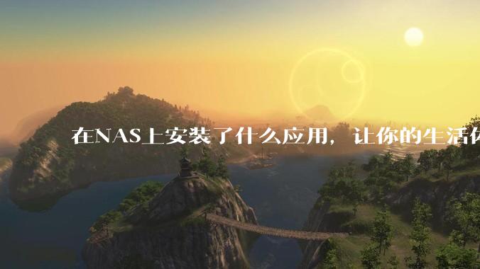 在NAS上安装了什么应用，让你的生活体验有了巨大的提升？